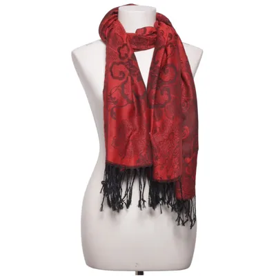 Scarf (Red, Black) from Pashmina