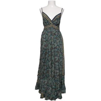 Maxi dress (Blue, Green, Brown) from Corte Hindu Silk