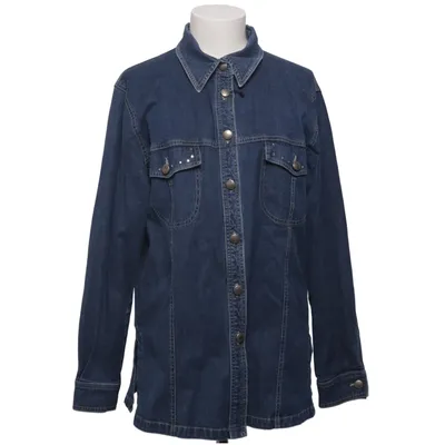Veste en jean (Bleu) de Bison Coton, Élasthane