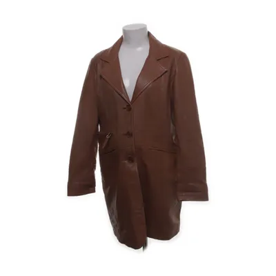 Leather coat (Brown) from Class International Leather, Polyester