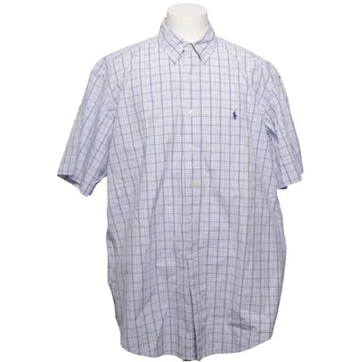 Chemise à manches courtes (Bleu, Blanc) de Ralph Lauren Coton