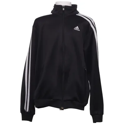 Trainingsjack (Zwart, Wit) van Adidas Katoen, Polyester