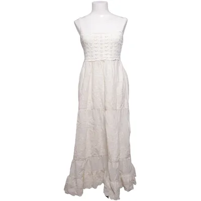 Maxi dress (White) from Zara Cotton