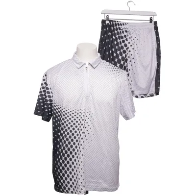 Trainingsset (Zwart, Wit) Elastaan, Polyester