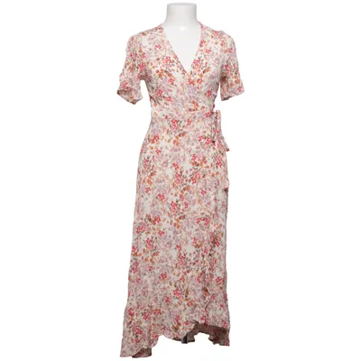 Wrap dress (White, Multicolored) from Indiska Viscose