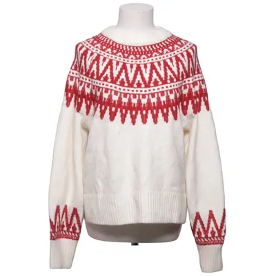 Strickpullover (Weiß, Mehrfarbig) von H&M Polyester, Acryl, Polyamid, Wolle