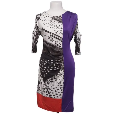 Kjole (Hvid, Sort, Flerfarvet) fra Pianura Studio Acetat, Elastan, Viscose