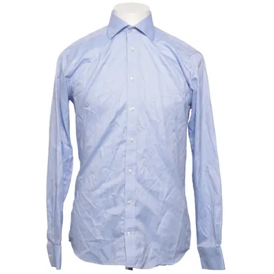 Shirt (Blauw) van John Henric Katoen
