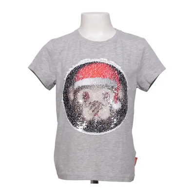 T-shirt (Gray, Multicolored) from Emoji Cotton, Elastane, Polyester