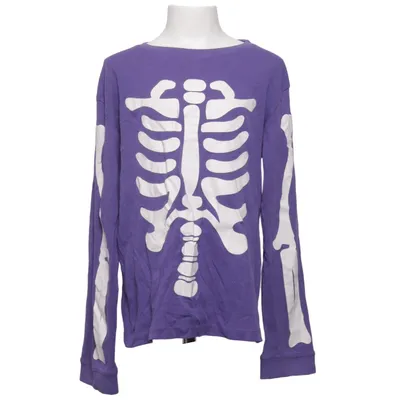 Long sleeve T-shirt (Purple, White) from Åhléns Kids Cotton