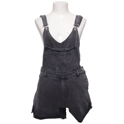 Dungaree shorts (Gray) from Pull & Bear Denim Cotton