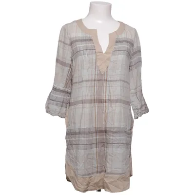 Dress (Green, Beige) from Share Female Cotton