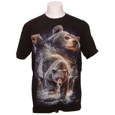T-shirt (Svart, Flerfärgad) från The Mountain Bomull