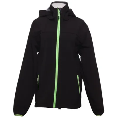 Softshelljacke (Schwarz, Grün) von Pogue Original Elasthan, Polyester