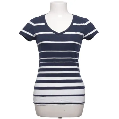 T-shirt (Blå, Hvid) fra Tommy Hilfiger Bomuld