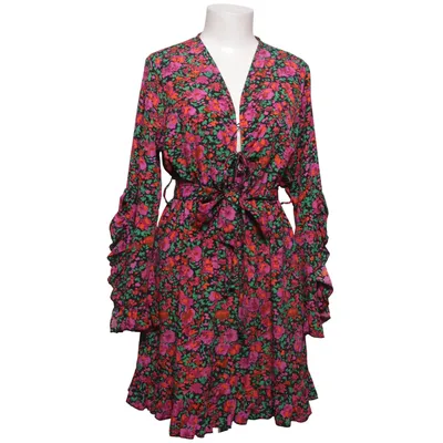 Klänning (Svart, Flerfärgad) från Ambika Polyester