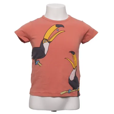 T-shirt (Röd, Flerfärgad) från The Striped Cat Elastan, Ekologisk bomull