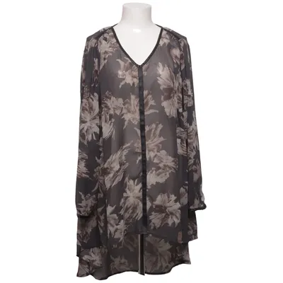 Blouse (Gray, Beige) from Adia Polyester