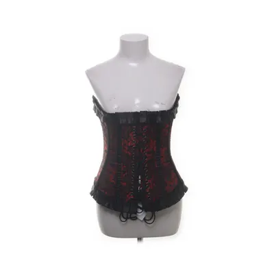 Korset (Rood, Zwart) van Burleska Katoen, Polyester