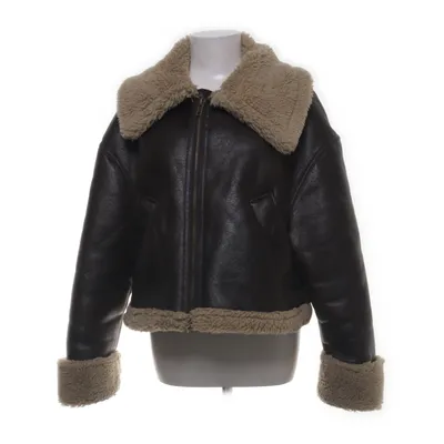 Shearlingjacka (Brun, Beige) från Zara Polyester, Polyuretan
