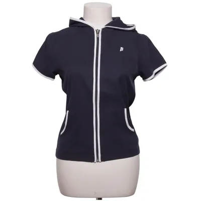 Korte mouwen capuchon sweater (Blauw) van Prince Polyester