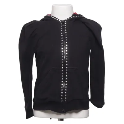 Hoodie (Black, Red) from Monnalisa Cotton, Elastane