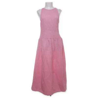 Maxi jurk (Roze, Wit) van Zara Elastaan, Viscose