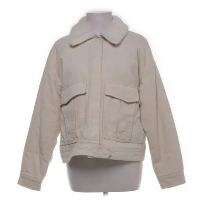 Shearling jas (Beige) van Denim Co Katoen, Polyester