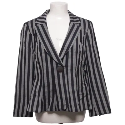 Blazer (Sort, Grå) fra Elégance Elastan, Silke, Uld