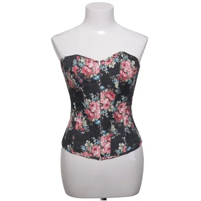 Korsett (Svart, Flerfärgad) Elastan, Polyamid