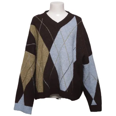 Trui (Bruin, Blauw, Geel) van ASOS Design Elastaan, Polyamide, Polyester, Wol