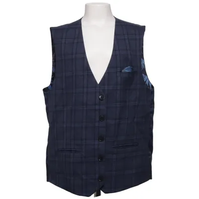 Kostuumgilet (Blauw, Zwart) van Next Elastaan, Polyester, Viscose