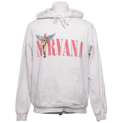 Sweat à capuche (Blanc) de Nirvana Coton, Polyester recyclé