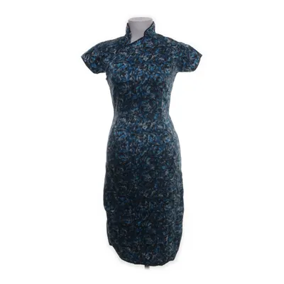 Cheongsam (Blå, Grå, Vit, Flerfärgad)