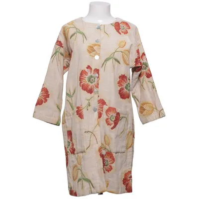 Coat (Beige, Red, Multicolored) from Anna Cotton, Polyester