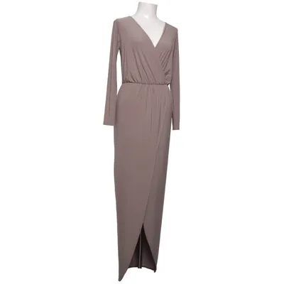Robe longue (Beige) de Boohoo Night Élasthane, Polyester