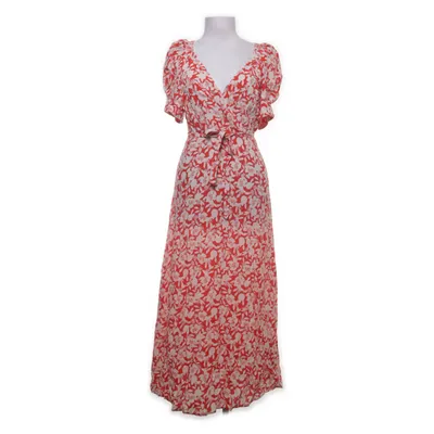 Långklänning (Röd, Vit, Flerfärgad) från Hallhuber Viskos