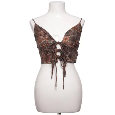Crop top (Bruin, Meerkleurig) van Cider