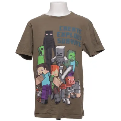 T-shirt (Vert, Multicolore) de Mojang Coton
