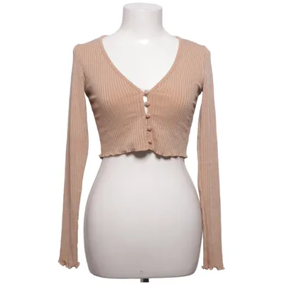 Cardigan (Beige) fra Bershka Elastan, Polyester