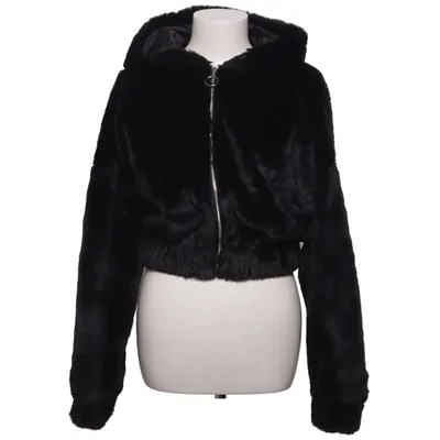 Jakke (Sort) fra Fashion Nova Kunstpels, Polyester