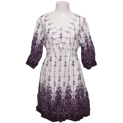 Robe (Blanc, Violet) de By Ellos Coton