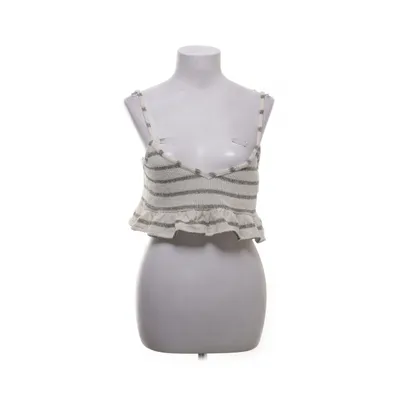 Crop top (Hvid, Grøn) fra Pull & Bear Bomuld, Polyester