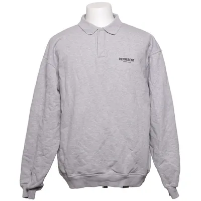 Sweatshirt (Grå) fra Represent Bomuld, Elastan