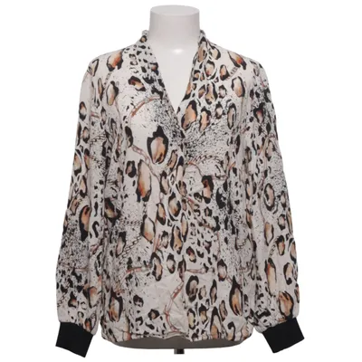 Blouse (Beige, Multicolored) from Luxzuz Polyester, Viscose