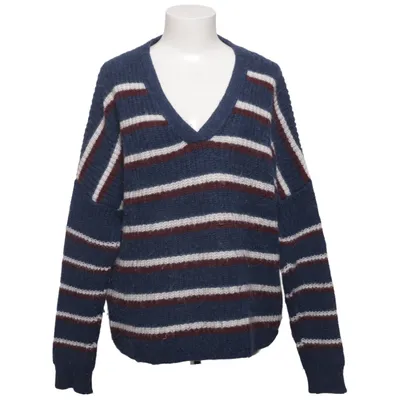 Sweater (Blå, Hvid, Rød) fra Rue de Femme Akryl, Alpacauld, Polyamid