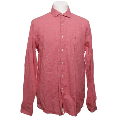 Chemise (Rouge) de Tommy Hilfiger Coton, Lin