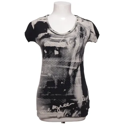 T-shirt (Noir, Beige) de One Green Elephant Coton