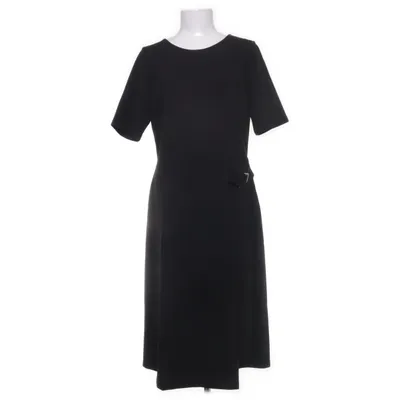 Robe portefeuille (Noir) de Violeta Élasthane, Polyester