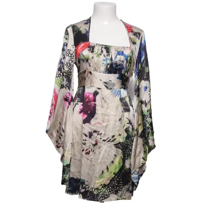 Robe (Beige, Multicolore) de Adele Fado Soie